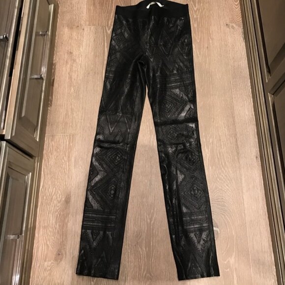 Like NEW Real Leather Revolve Embossed Pants - XS - Picture 3 of 6